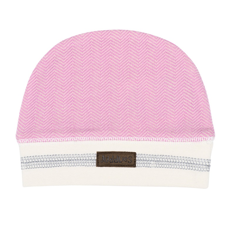 Juddlies FINAL SALE Cotton Hat Sunset Pink