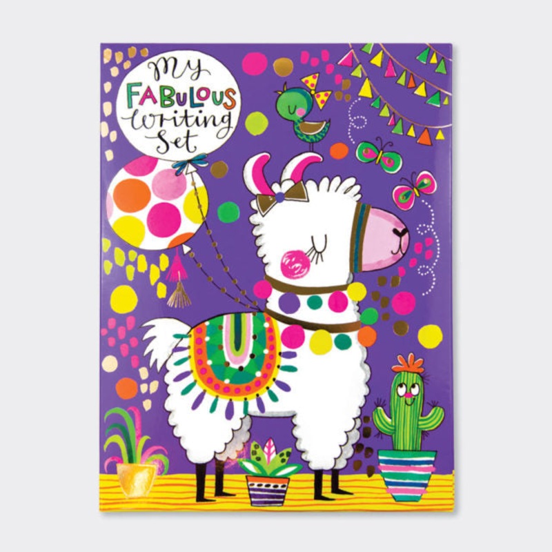 Rachel Allen Writing Set Wallet – Llamas