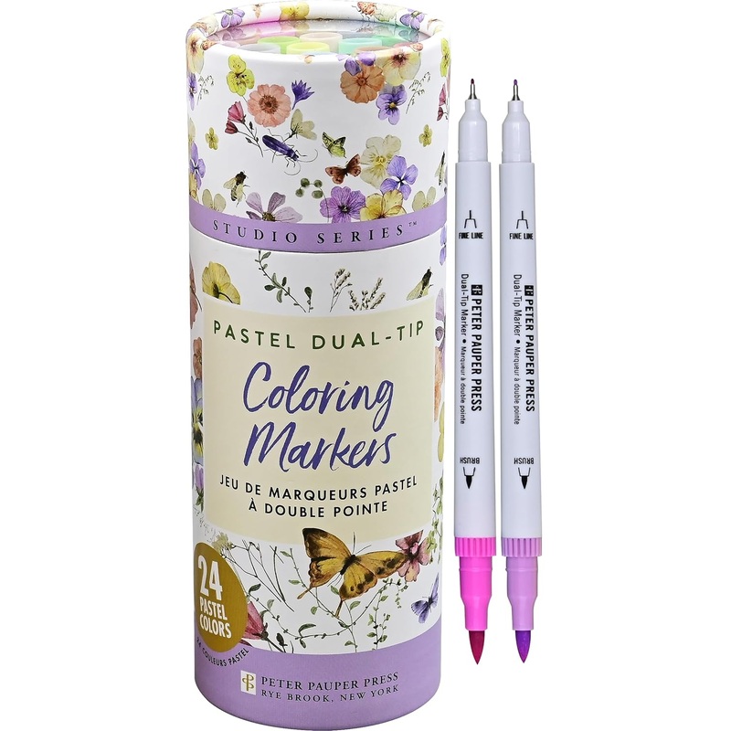 Studio Series Pastel Dual-Tip Coloring Markers