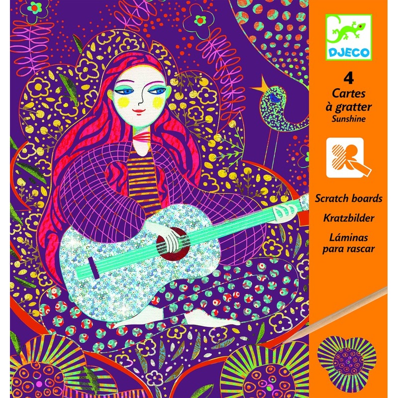 Djeco – Scratch Boards – Sunshine
