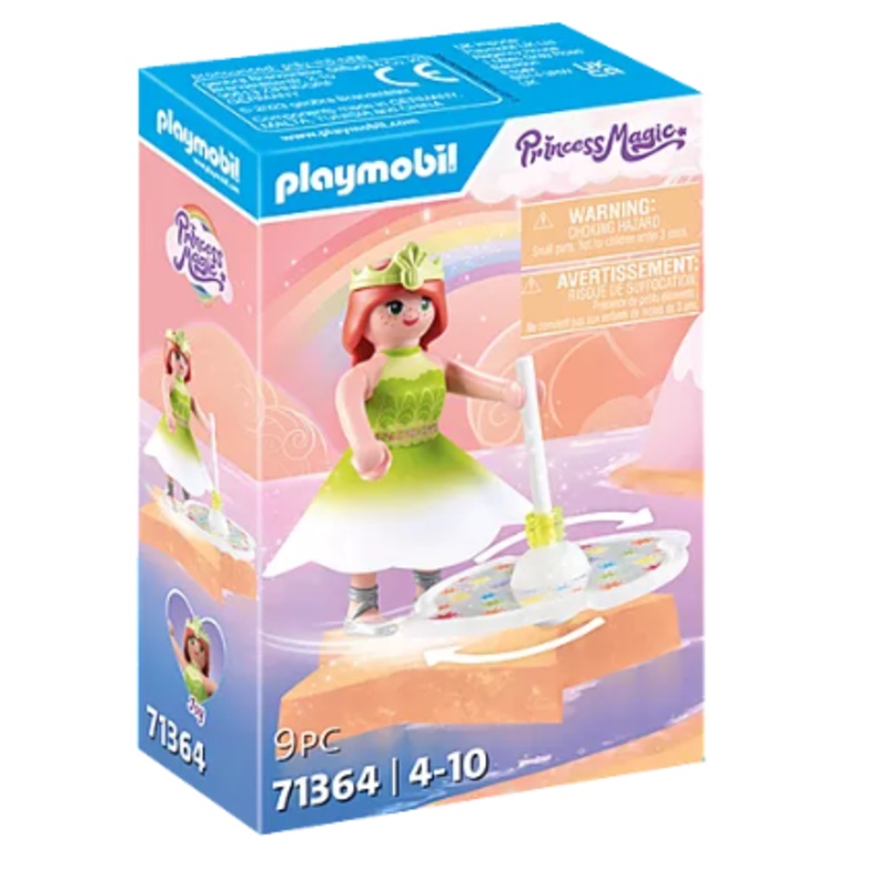 Playmobil 71364 Princess Magic Rainbow Spinning Top with Princess