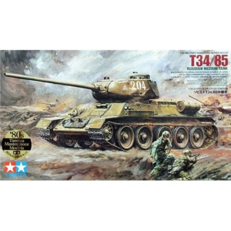 Tamiya T34/85 Russian Medium Tank 1:35