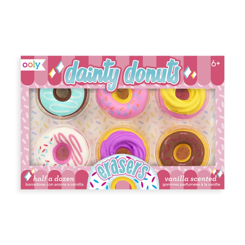 Ooly Dainty Donuts Scented Erasers 6pk