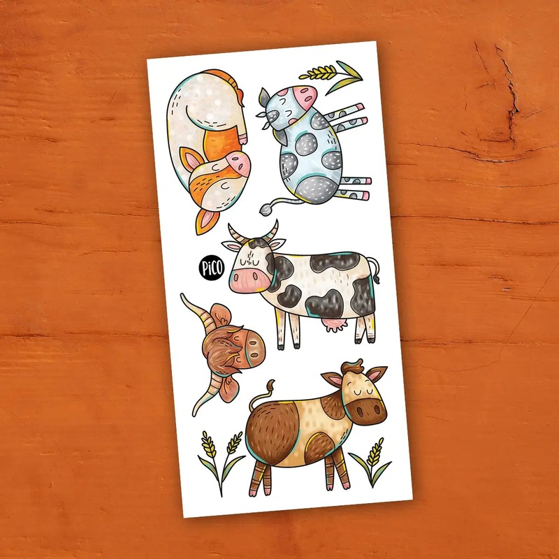 Pico Tattoos – Pretty Cows 390