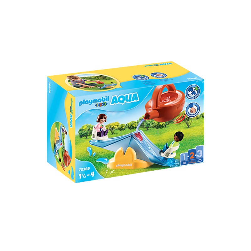 Playmobil 123, 70269 Aqua Water Seesaw with Watering Can