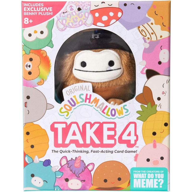 Squishmallows Take 4 Card game