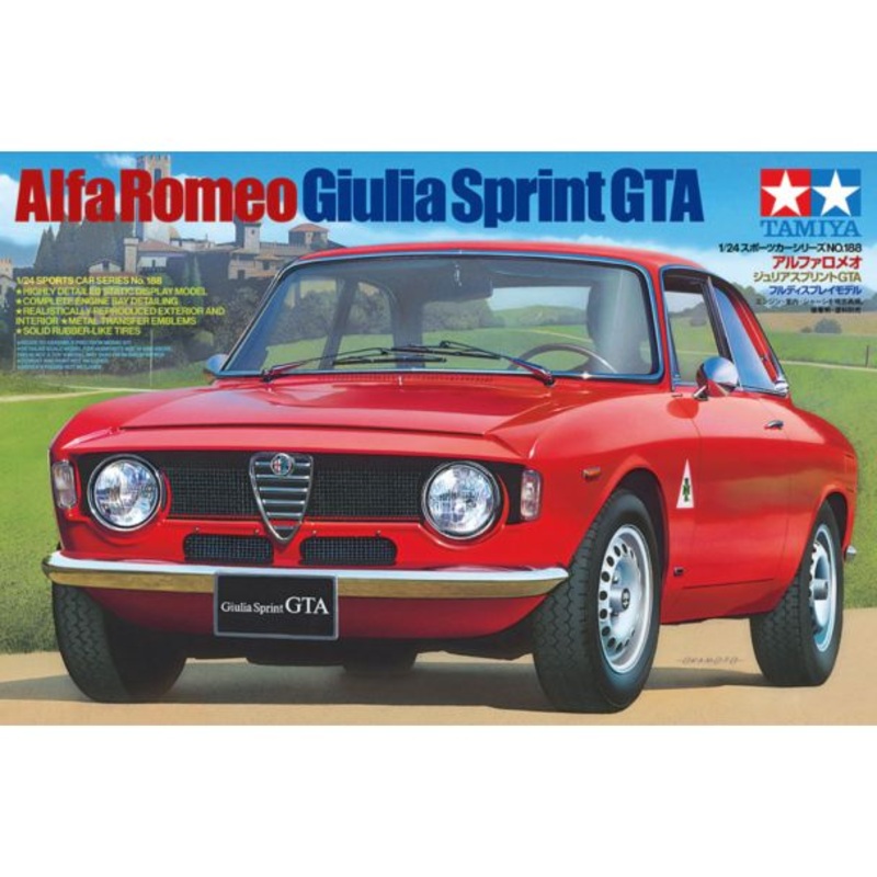 Tamiya Alfa Romeo Giulia Sprint GTA 1:24