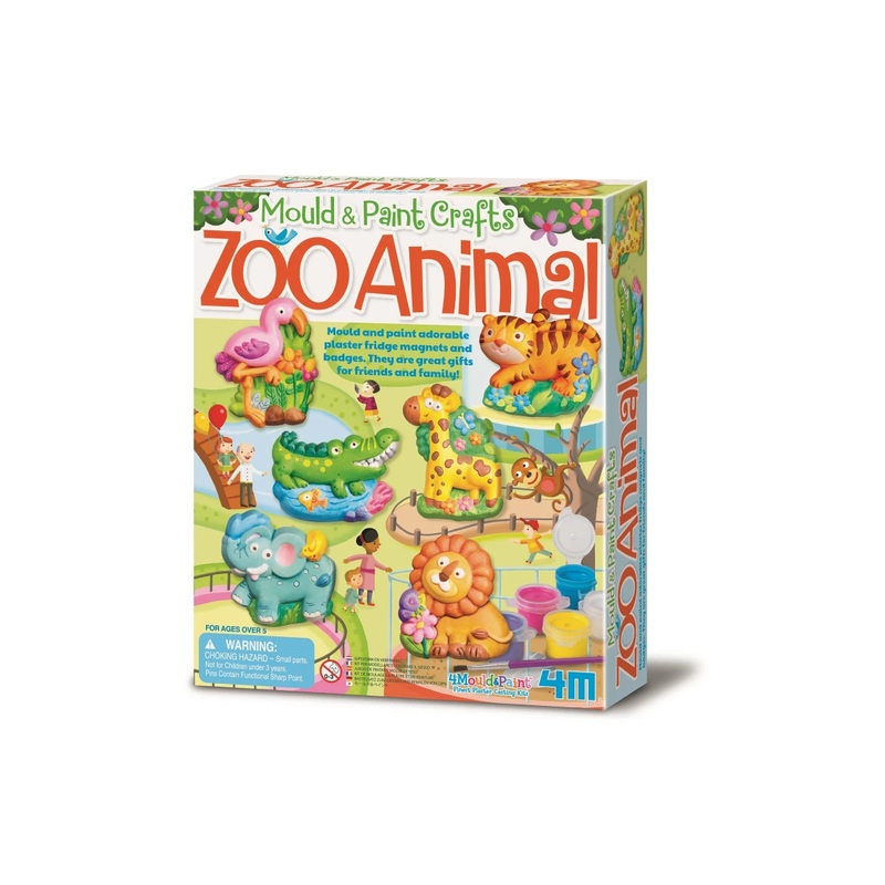 4M | Mould & Paint Zoo Animals