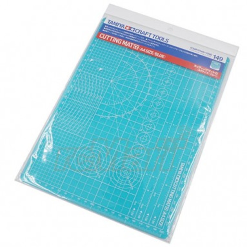 Tamiya Craft Tools – Cutting Mat A4 Size Blue