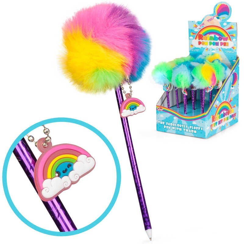 Tobar Rainbow Pom Pom Pen