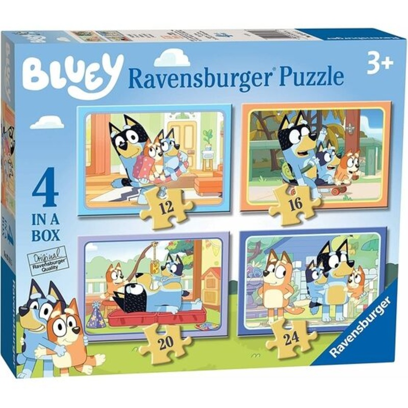 Bluey Puzzle 4-in-a-Box