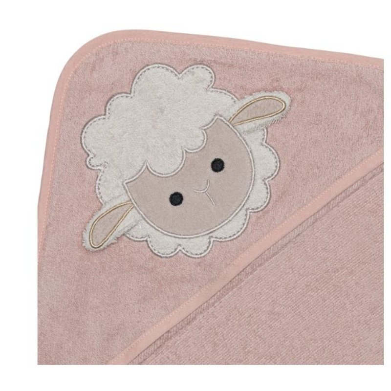 Perlimpinpin TODDLER Hooded Towel Sheep