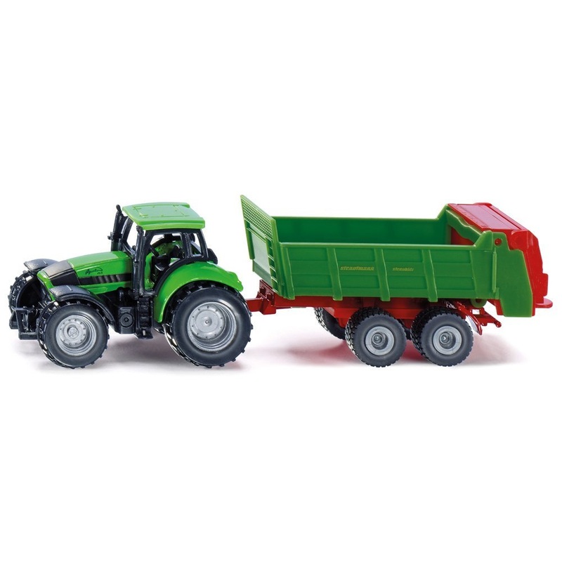 Siku Tractor & Universal Manure Spreader 1:87 Scale