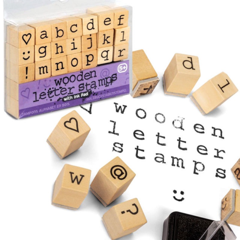 Tobar Wooden Letter Stamps