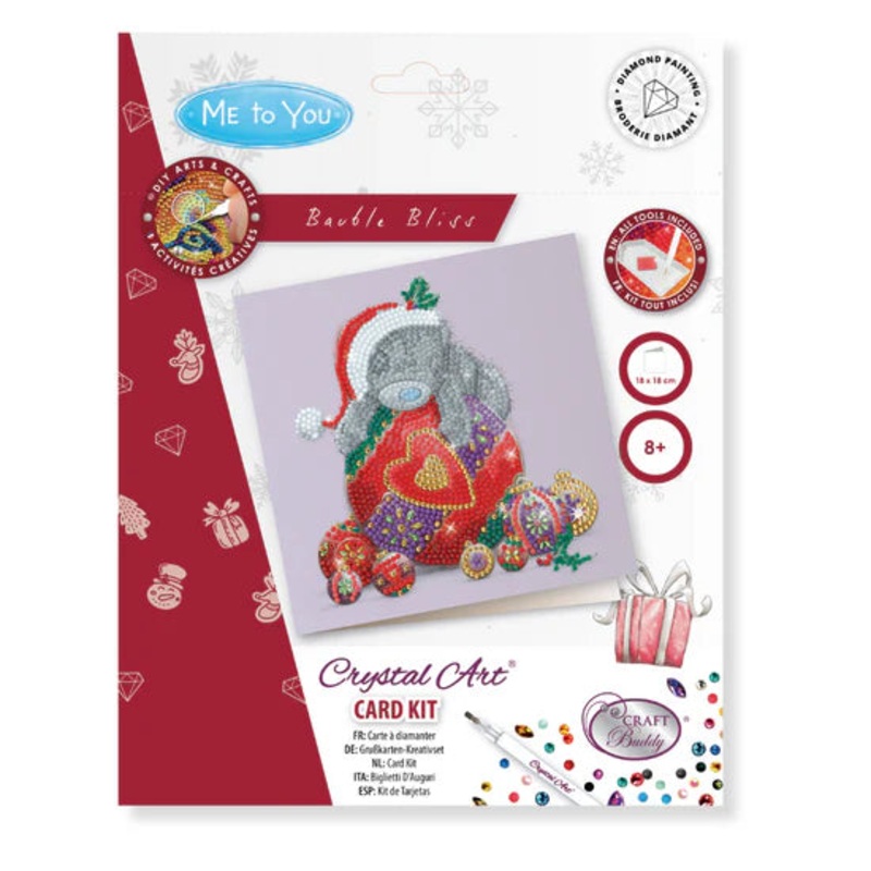 Crystal Art – Me To You Bauble Bliss Card