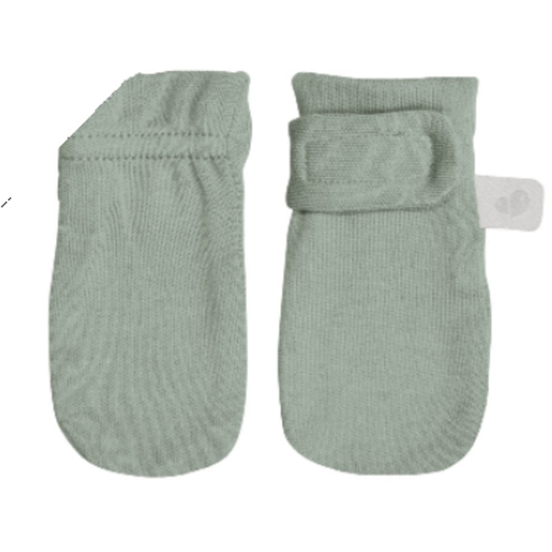 Perlimpinpin Bamboo Scratch Mitts Moss Green