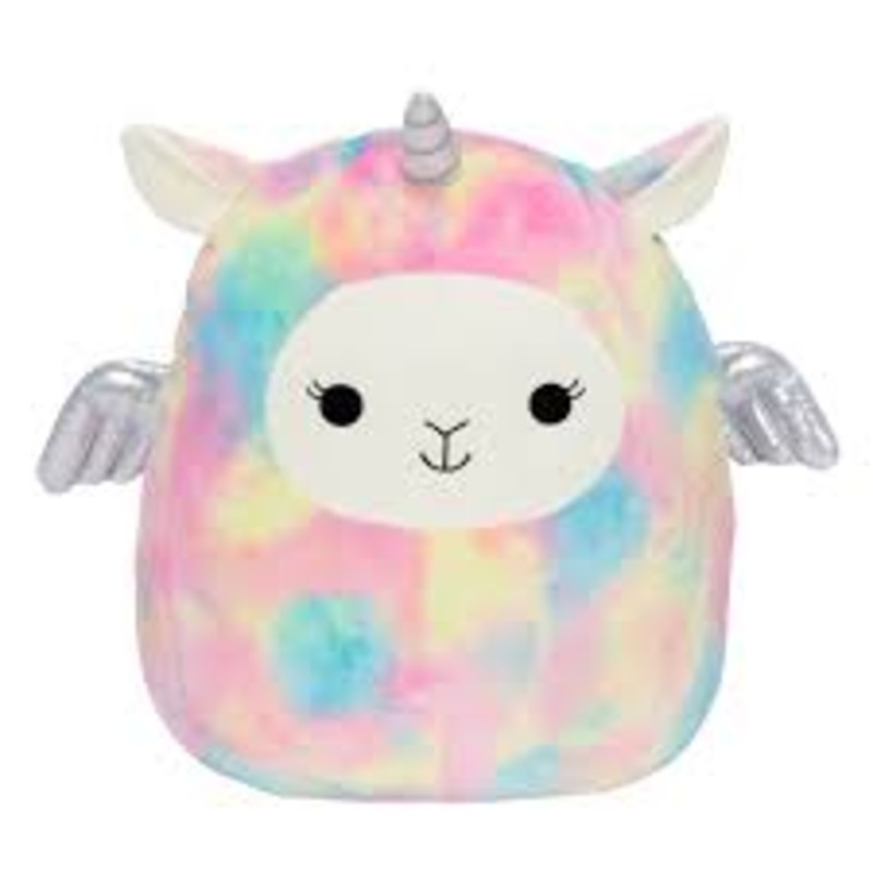 Squishmallows – Lucy-May Tie Dyed Llama Pegacorn