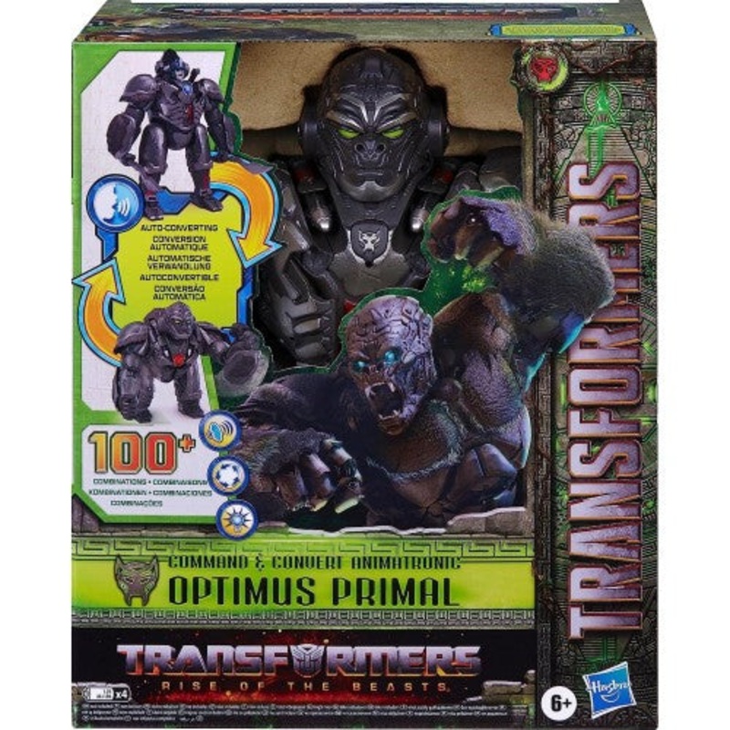 Transformers Rise Of The Beast – Command & Convert Animatronic Optimus Primal