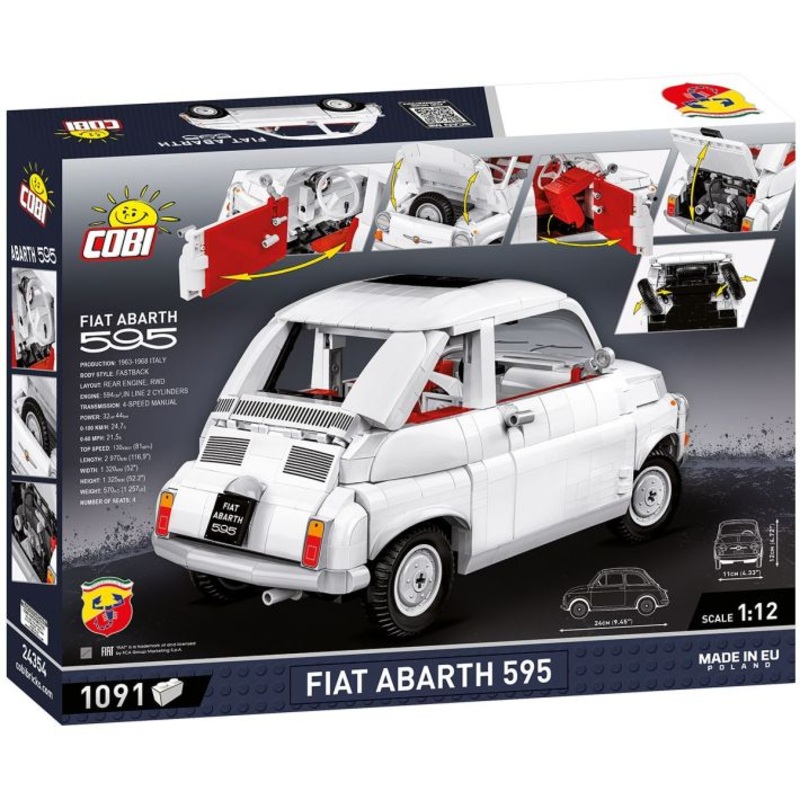 Cobi 24354 Fiat Abarth 595 1:12