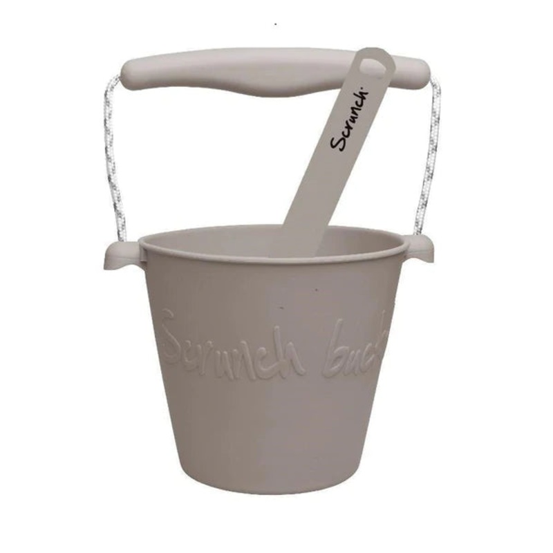 Scrunch Bucket and Spade Warm Grey