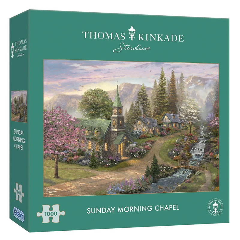 Thomas Kinkade Sunday Morning Chapel 1000pcs