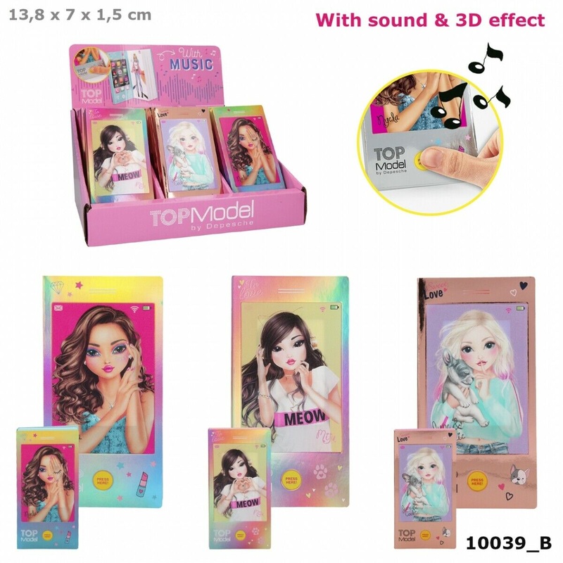 TOPModel Mini Musical Colouring Book