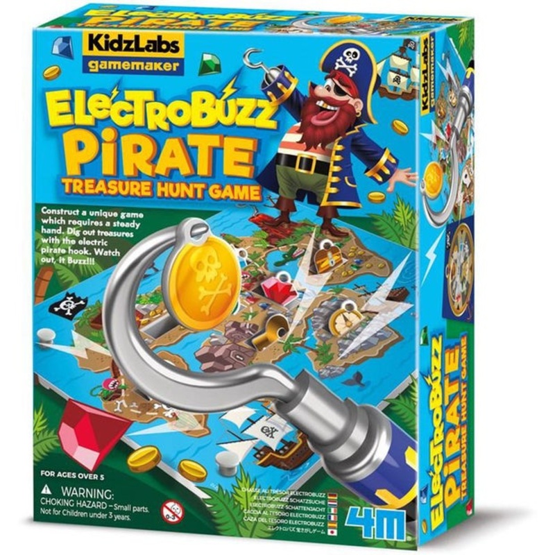 4M | Kidz Labs – Electro Buzz Pirate Treasure Hunt Game