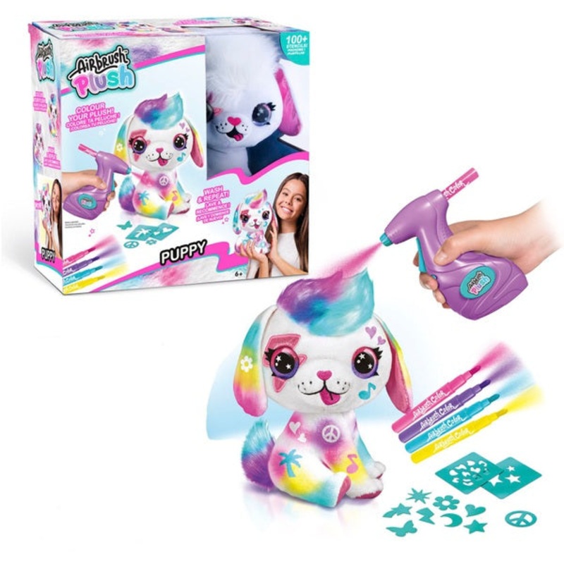 Airbrush Plush Puppy