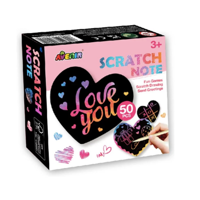 Avenir | Scratch Note Heart