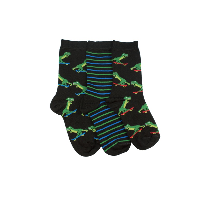 Columbine | Bamboo Crew 3 pk Skating Dino