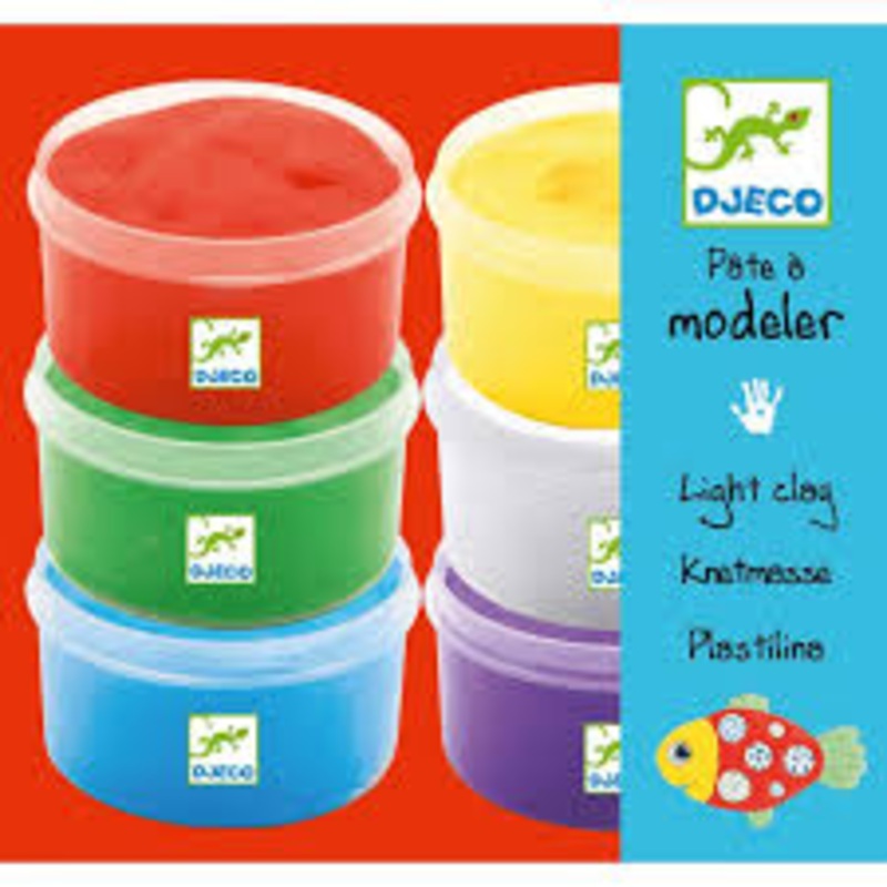 Djeco – Light Clay – 6 Pots