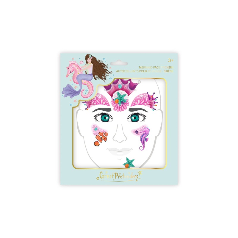 Great Pretenders 87609 Mermaid Face Stickers *