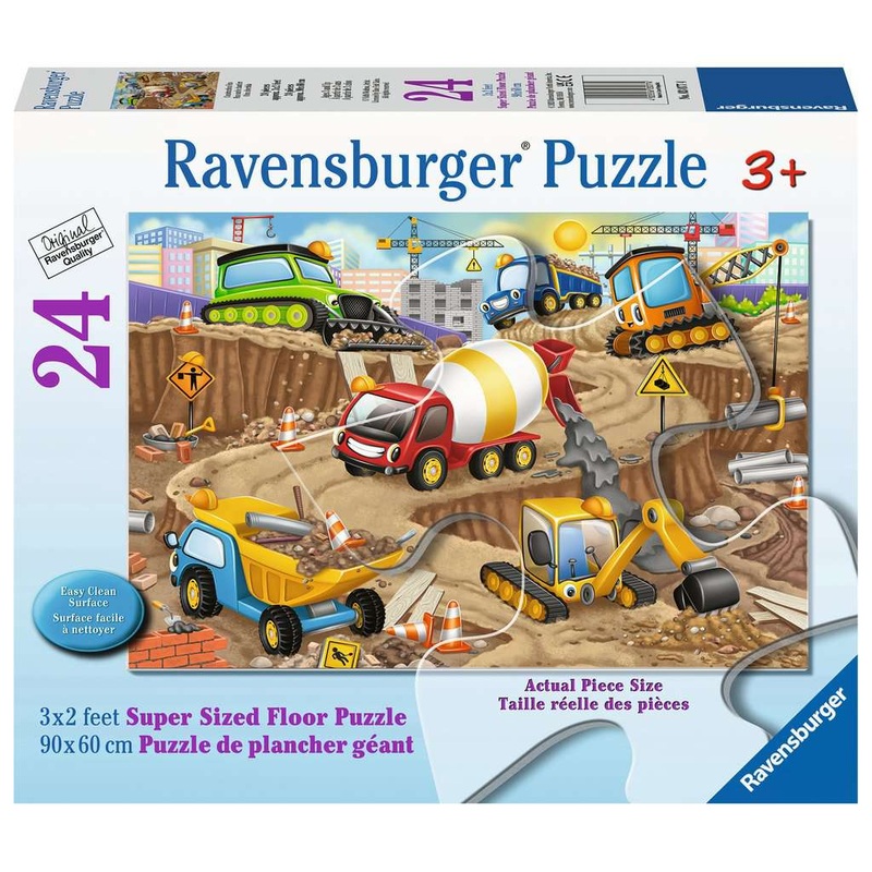 Ravensburger Construction Fun 24 Piece Giant Floor Jigsaw Puzzle
