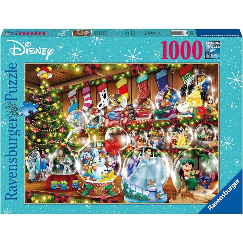 Disney Christmas Snowglobe Paradise 1000pc Puzzle