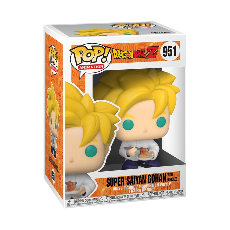 Funko Pop Dragon Ball Z Super Saiyan Gohan With Noodles