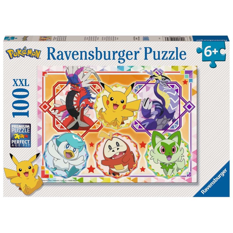 Ravensburger Pokemon Scarlet & Violet 100 Piece XXL Jigsaw Puzzle
