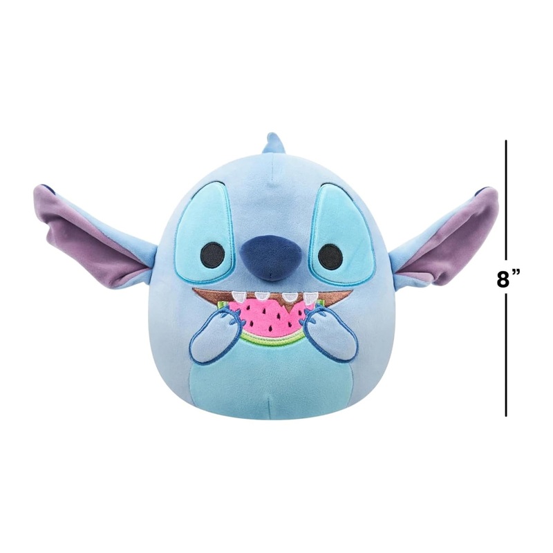 Squishmallows Disney 8- Stitch Eating Watermelon