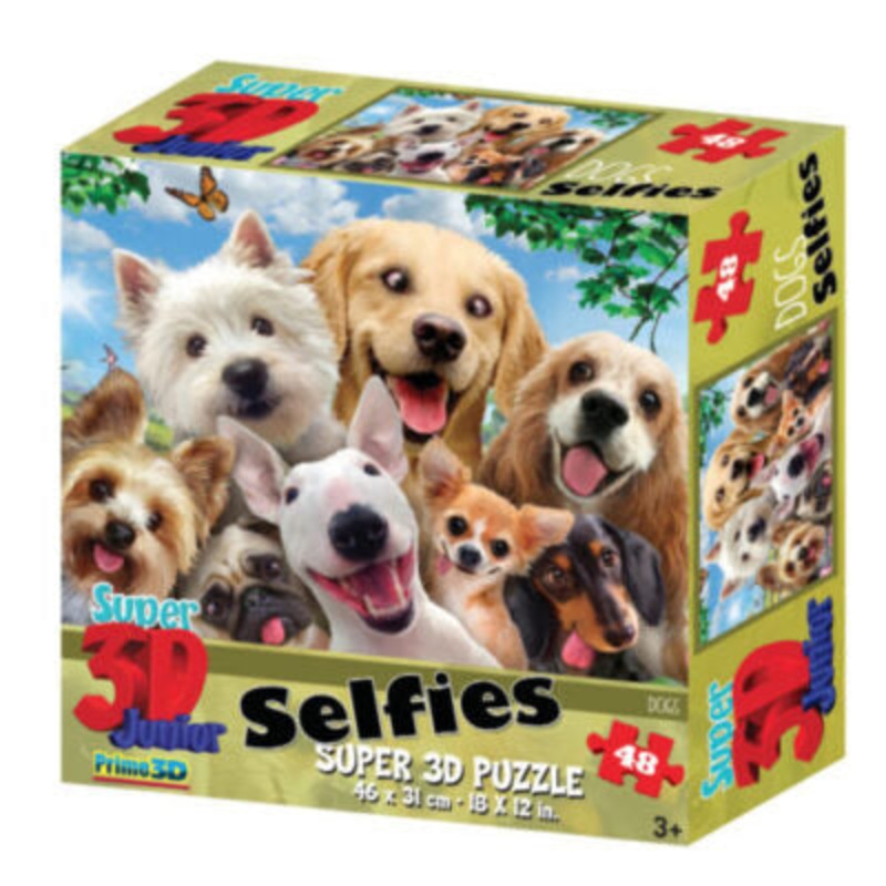 3D Selfies Dogs 48pc