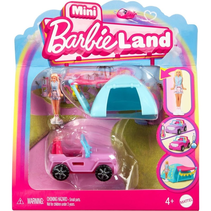 Barbie Mini Barbieland Doll & Vehicle – Jeep