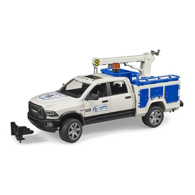 Bruder RAM 2500 Service Truck With Rotating Beacon