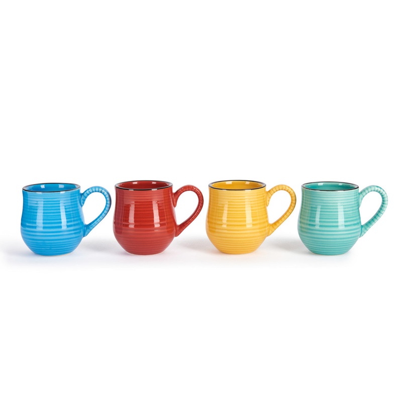 La Cafetire Mysa Ceramic Espresso Mugs, Set of 4