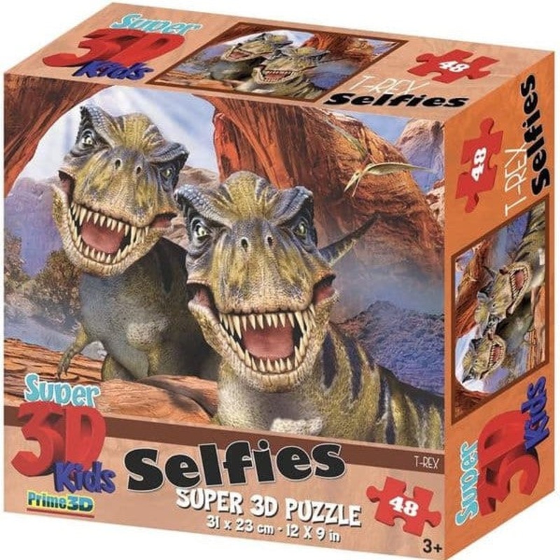 3D Selfies T-Rex 48pc