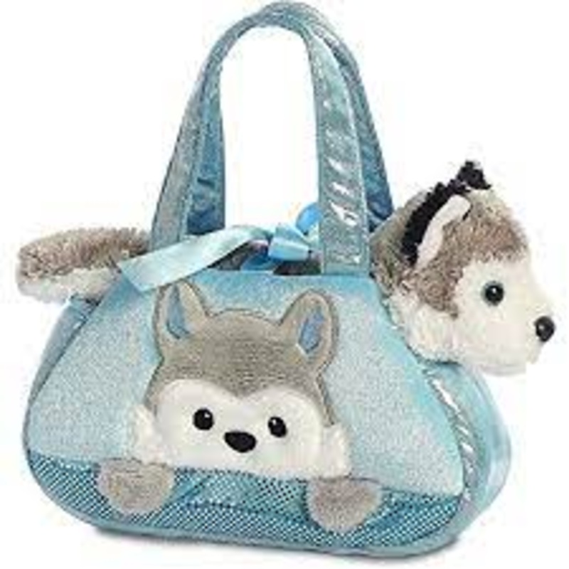 Aurora Fancy Pals Bag – Peek-a-Boo Husky
