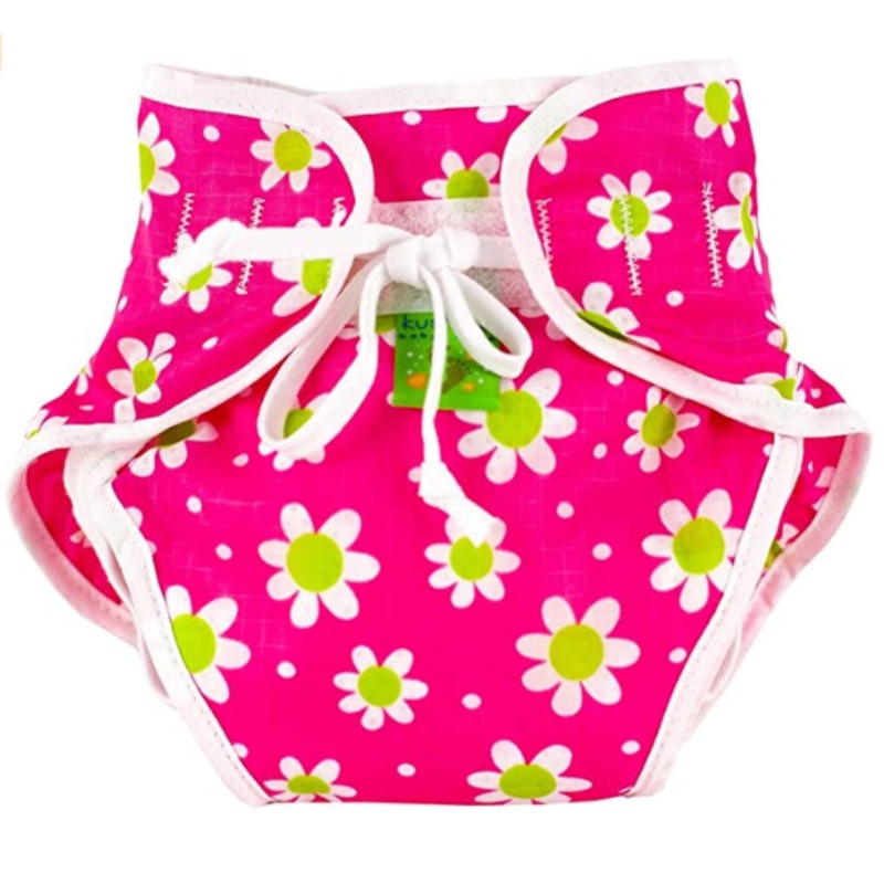 Kushies Swim Diaper Pink Floral