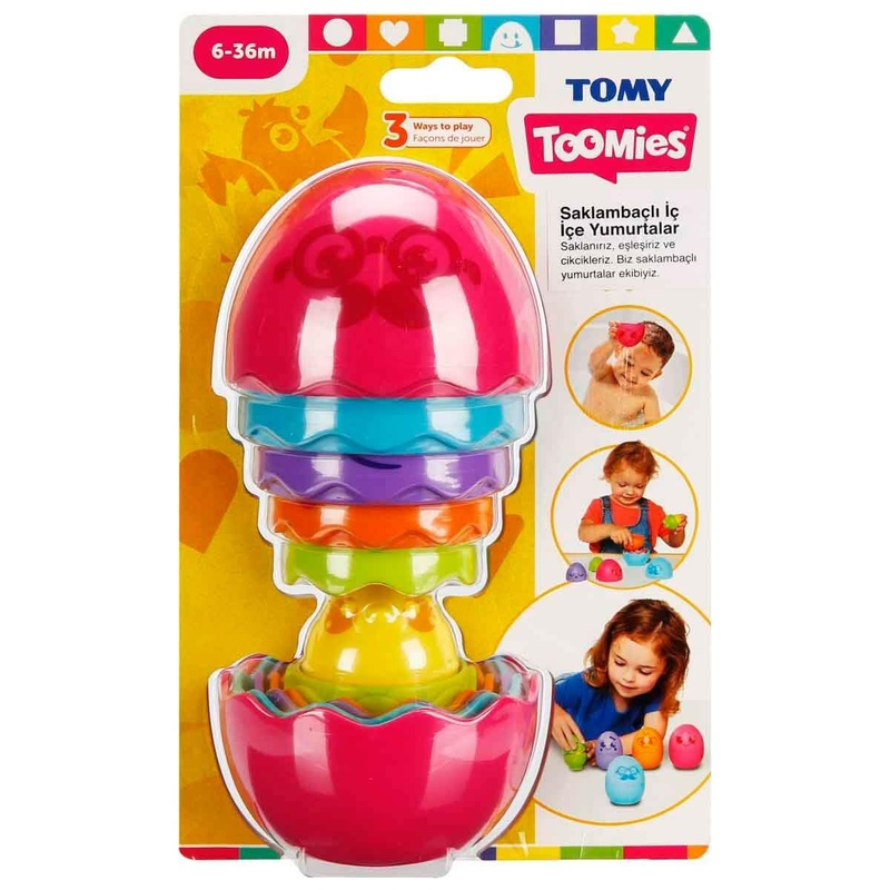 Tomy Toomies Hide & Squeak Nesting Eggs