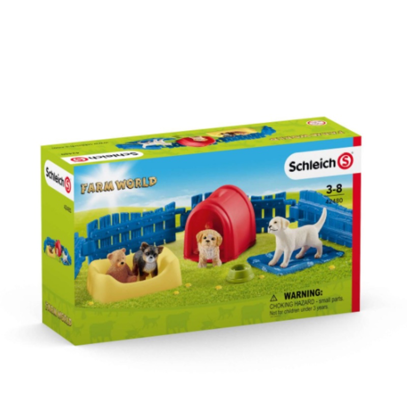 Schleich 42480 Puppy Pen
