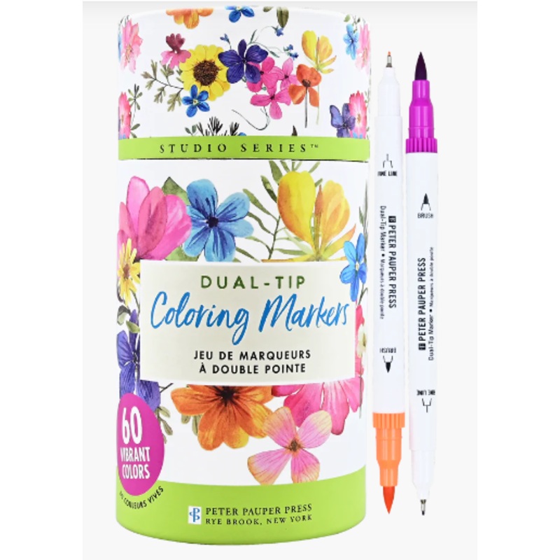 Studio Series Dual-Tip Coloring Markers (set of 60)