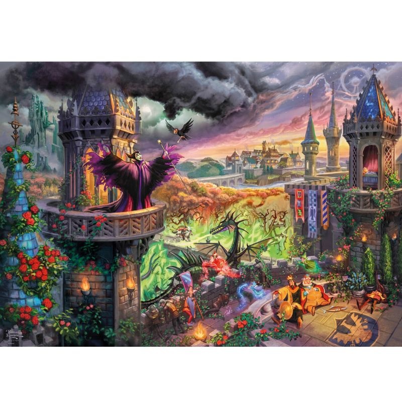 Thomas Kinkade Disney Maleficent 1000pc