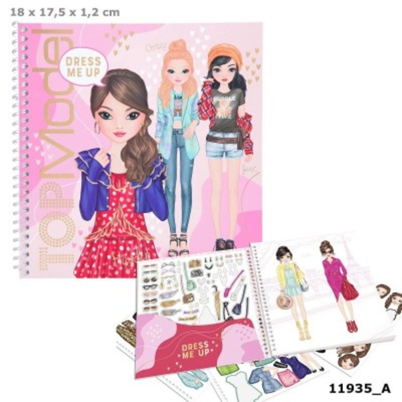 TOPModel Dress Me Up Stickerbook