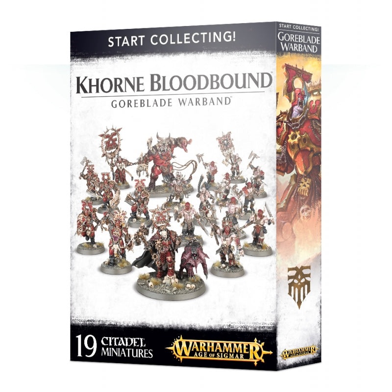 AOS Start Collecting Khorne Bloodbound Goreblade Warband 70-81